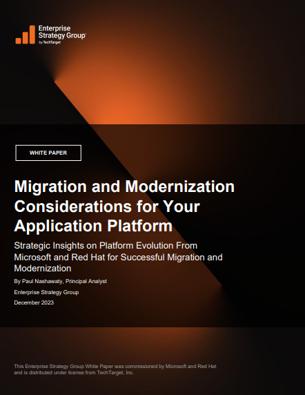 Migration and Modernization Considerations for Your Application Platform