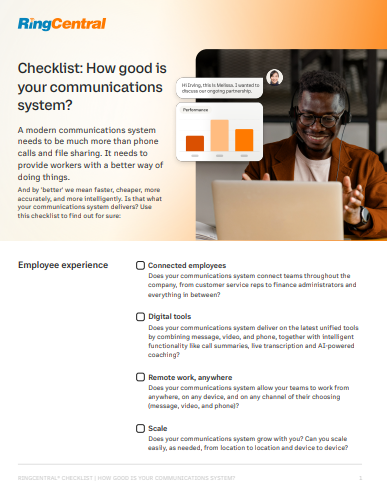 How good is your communications system?